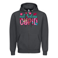 Smoke not today cupid Zipper Hoodie - NancyCooperArtShop