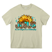 Mossy jesus it s not religion it s a relationship Heavy Core Tee - Zillion Design Studio