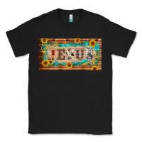 Black jesus western patterns license plate template Classic Tee - BarkalooDesign