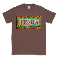 Chestnut jesus western patterns license plate template Classic Tee - BarkalooDesign