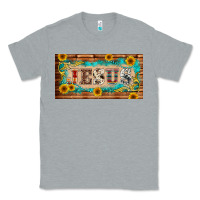 Heather Grey jesus western patterns license plate template Classic Tee - BarkalooDesign