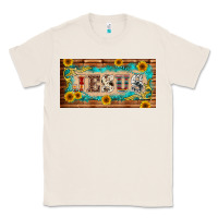Natural jesus western patterns license plate template Classic Tee - BarkalooDesign