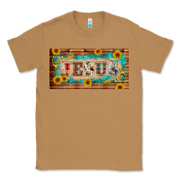 Toasted Coconut jesus western patterns license plate template Classic Tee - BarkalooDesign