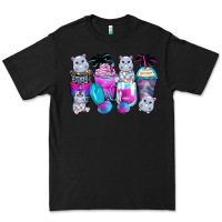 Black hippopotamus coffee cups Premium Tee - Zillion Design Studio