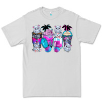 Dove Grey hippopotamus coffee cups Premium Tee - Zillion Design Studio