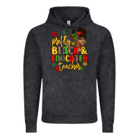 Vintage Black pretty black and educated teacher Vintage Hoodie - Artiststas
