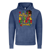 Vintage Denim pretty black and educated teacher Vintage Hoodie - Artiststas