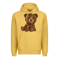 Antique Gold bear Premium Hoodie - texasbilliewilder