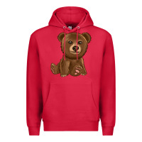 Cardinal bear Premium Hoodie - texasbilliewilder