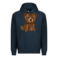 Navy bear Premium Hoodie - texasbilliewilder