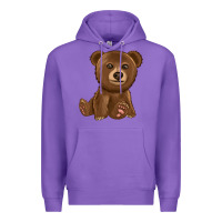 Purple bear Premium Hoodie - texasbilliewilder