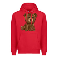Red bear Premium Hoodie - texasbilliewilder