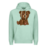 Seafoam bear Premium Hoodie - texasbilliewilder