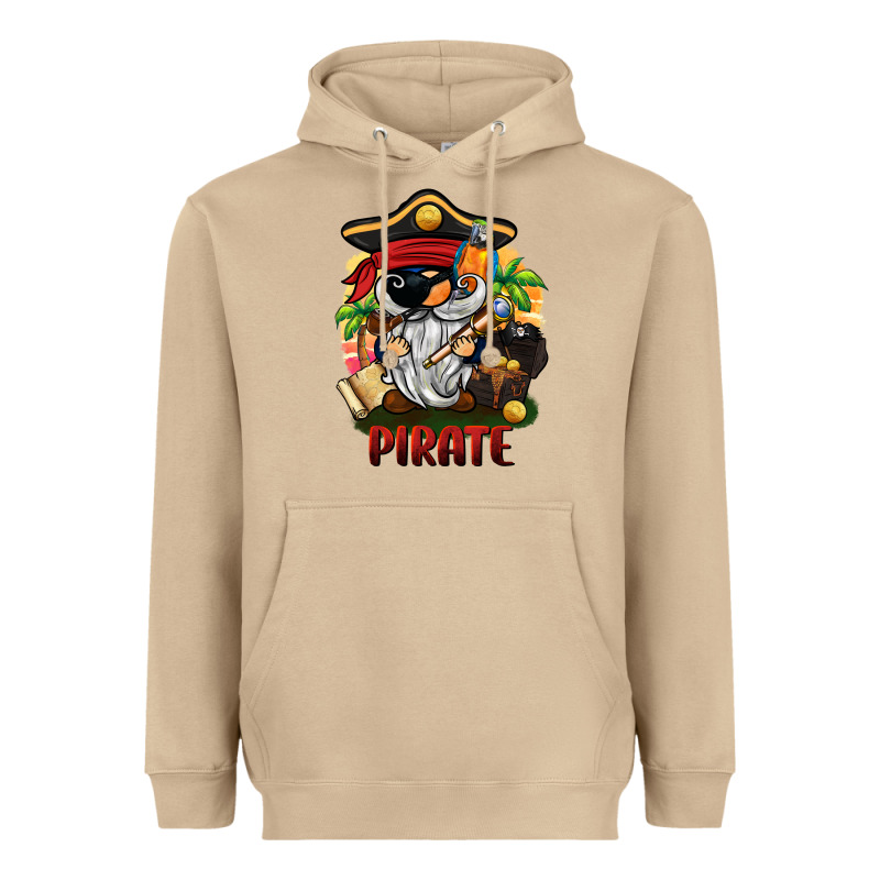 Pirate Gnome Heavyweight Hoodie by BarkalooDesign | Teevron