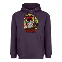 Plum pirate gnome Heavyweight Hoodie - BarkalooDesign