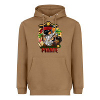 Toasted Coconut pirate gnome Heavyweight Hoodie - BarkalooDesign