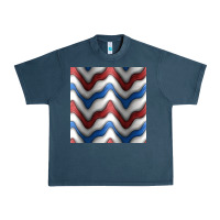 Midnight Navy 4th july stripes seamless pattern Urban Heavy Tee - BundleAndBundleShop
