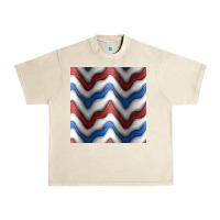 Sandshell 4th july stripes seamless pattern Urban Heavy Tee - BundleAndBundleShop