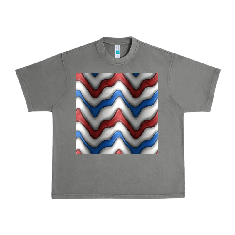 4th July Stripes Seamless Pattern Urban Heavy Tee by BundleAndBundleShop | Teevron