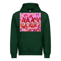 Forest Green Love gnomies with gift boxes tumbler Urban Hoodie - HowdyJamesFarm