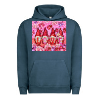 Pigment Midnight Navy Love gnomies with gift boxes tumbler Urban Hoodie - HowdyJamesFarm