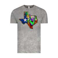 Cloud Rock texas map halloween Vintage Tee - JahusDesignShop