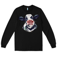 Black holstein calf face Long Sleeve Tee - LillyAllenDesigns