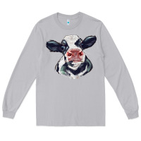 Moon Dust holstein calf face Long Sleeve Tee - LillyAllenDesigns