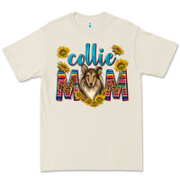 Bone western collie mom Premium Tee - texasbilliewilder
