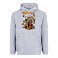 Heather Grey every child matters child and wolf Heavyweight Hoodie - BarkalooDesign