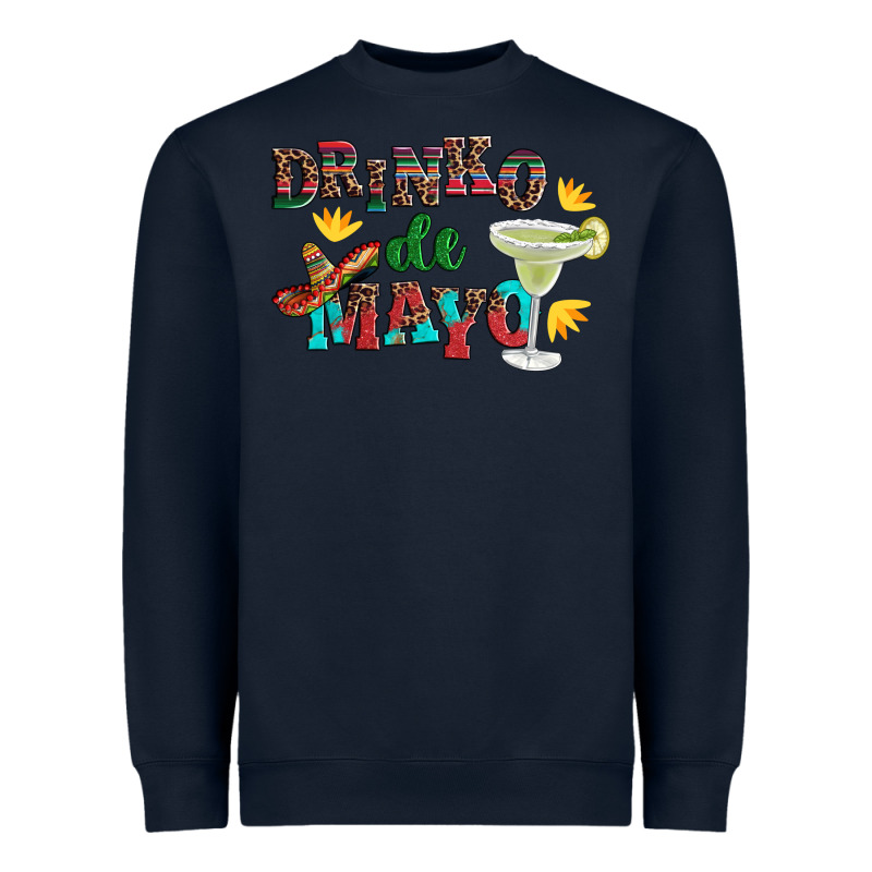 Drinko De Mayo With Margarita And  Sombrero Heavyweight Sweatshirt by Artiststas | Teevron