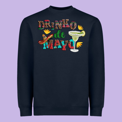 Drinko De Mayo With Margarita And  Sombrero Heavyweight Sweatshirt Designed By Artiststas