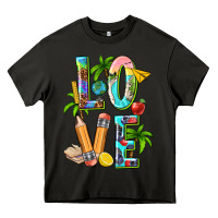 Asphalt summer love teacher Heavy Core Tee - texasbilliewilder