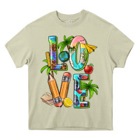 Mossy summer love teacher Heavy Core Tee - texasbilliewilder
