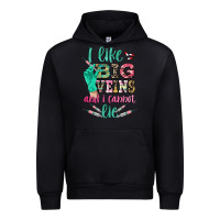 Black i like big veins and i cannot lie Urban Hoodie - CowGirlArtShop