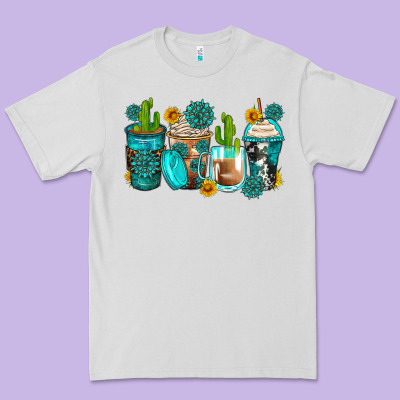 Gemstone Coffee Cups Premium Tee Designed By Zillion Design Studio
