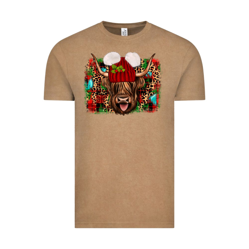 Highland Cow Christmas Vintage Tee by JahusDesignShop | Teevron