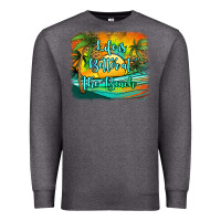 Charcoal Heather life is better at the beach Premium Sweatshirt - Jasminsmagicworld