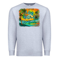Heather Grey life is better at the beach Premium Sweatshirt - Jasminsmagicworld
