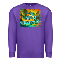 Purple life is better at the beach Premium Sweatshirt - Jasminsmagicworld