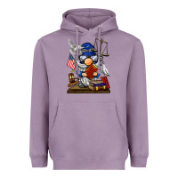 Lavender judge  gnome Heavyweight Hoodie - BarkalooDesign