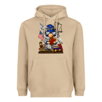 Mushroom judge  gnome Heavyweight Hoodie - BarkalooDesign
