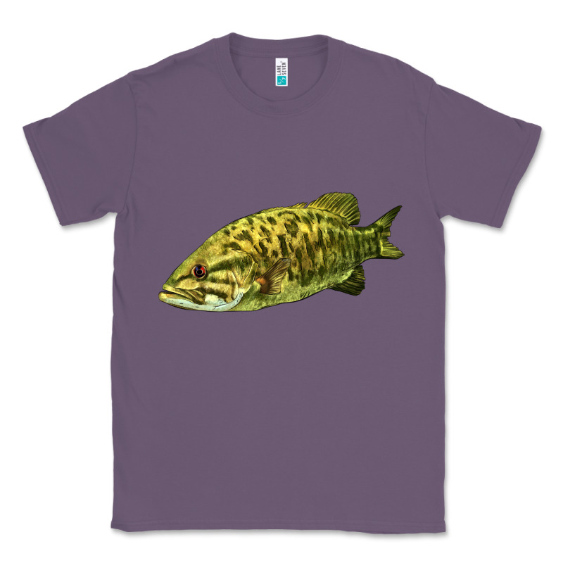 Smallmouth Bass Fish Illustrations Classic Tee by LillyAllenDesigns | Teevron
