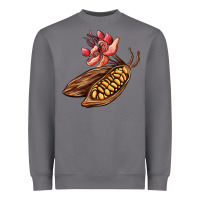 Storm cacao beans and flowers Heavyweight Sweatshirt - AdoDesignShop