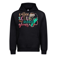 Black coffee scrubs and rubber gloves Urban Hoodie - CowGirlArtShop