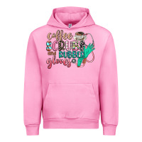 Fuchsia Pink coffee scrubs and rubber gloves Urban Hoodie - CowGirlArtShop