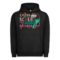 Pigment Black coffee scrubs and rubber gloves Urban Hoodie - CowGirlArtShop