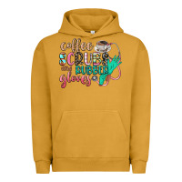 Pigment Peanut Butter coffee scrubs and rubber gloves Urban Hoodie - CowGirlArtShop
