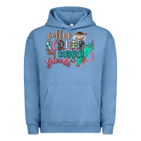Pigment Pebble Blue coffee scrubs and rubber gloves Urban Hoodie - CowGirlArtShop