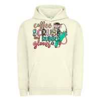 Pigment Pistachio coffee scrubs and rubber gloves Urban Hoodie - CowGirlArtShop